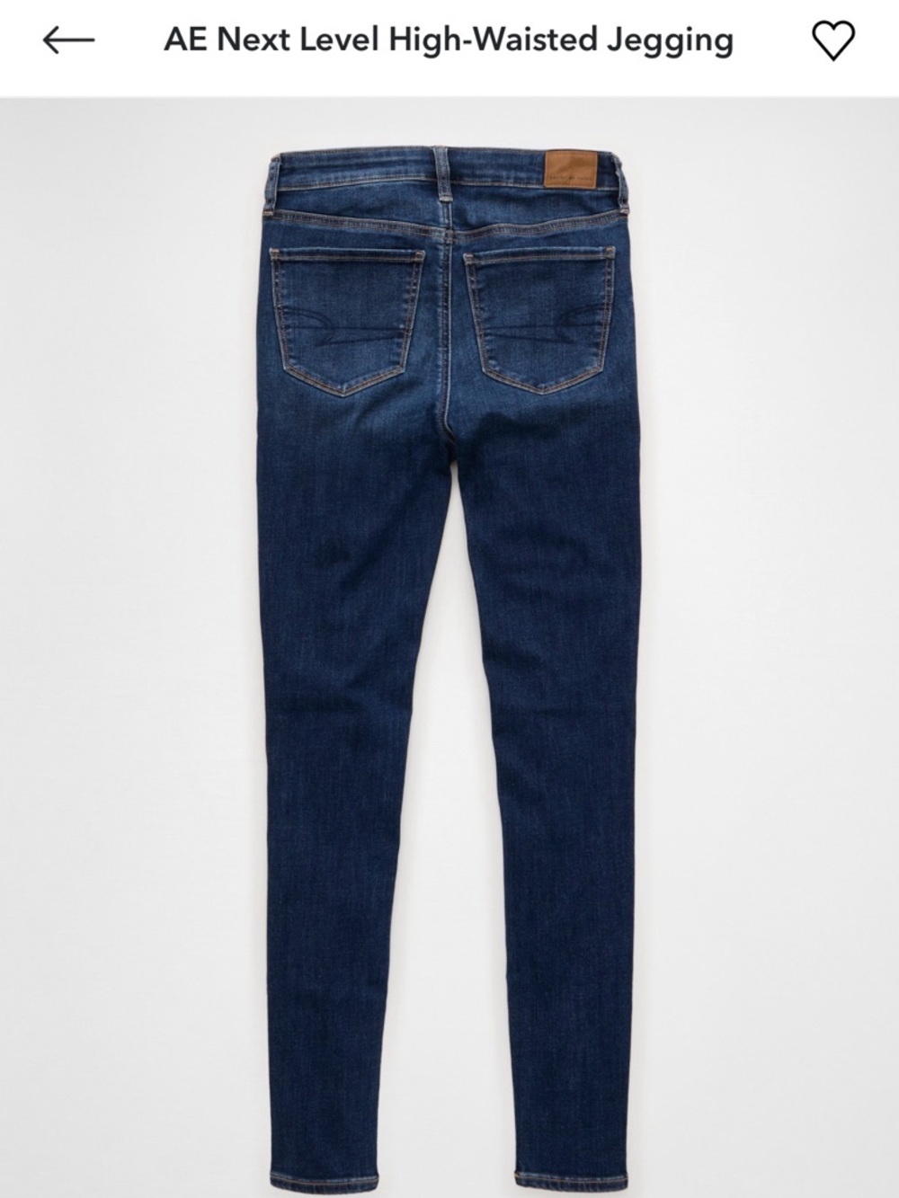Plus size 20 American Eagle Outfitters Dark Blue High-Rise Jeggings